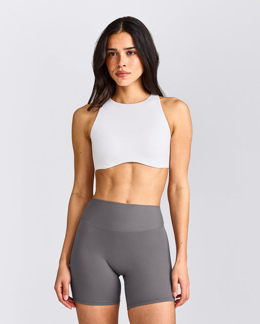 Oner Active SoftMotion™ High Neck Sports Bra | White