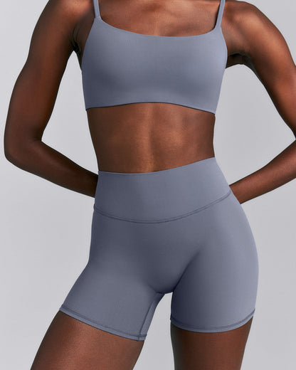Oner Active SoftMotion™ High Waisted Shorts 6" | Granite Blue
