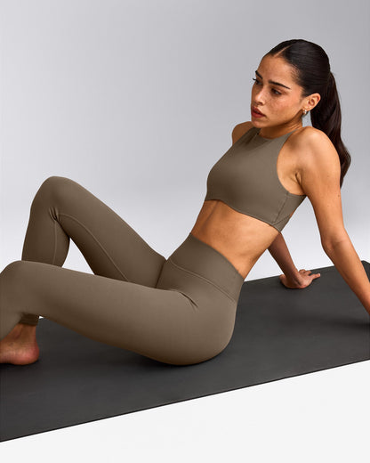 Oner Active SoftMotion™ High Waisted Leggings | Moss Brown