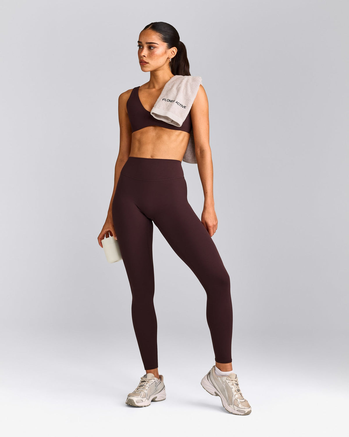 Oner Active SoftMotion™ High Waisted Leggings | Plum Brown