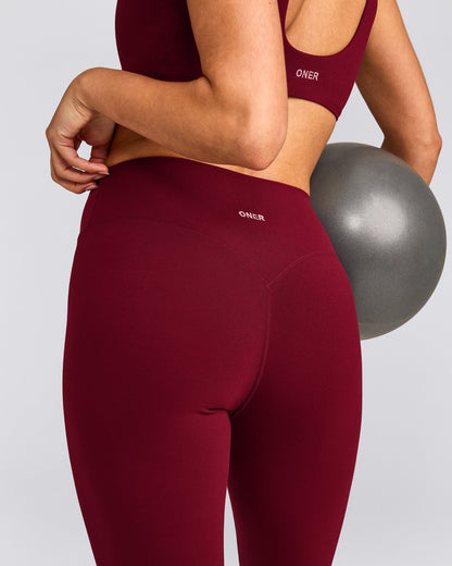 Oner Active SoftMotion™ High Waisted Leggings | Ruby Red