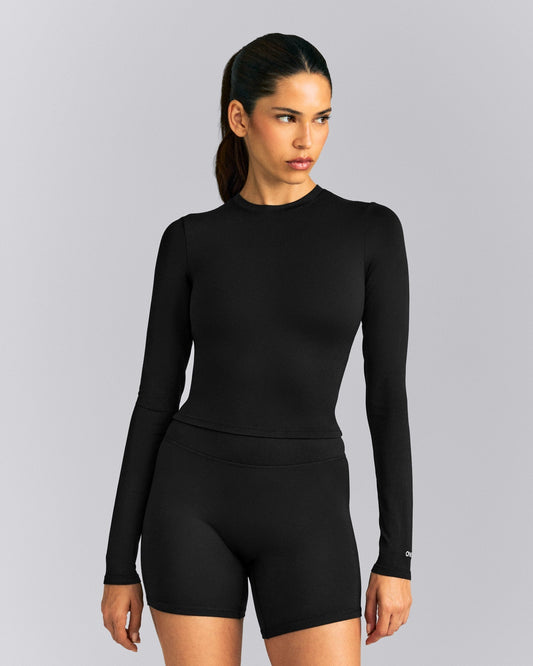 Oner Active SoftMotion™ Long Sleeve Mid Top | Black