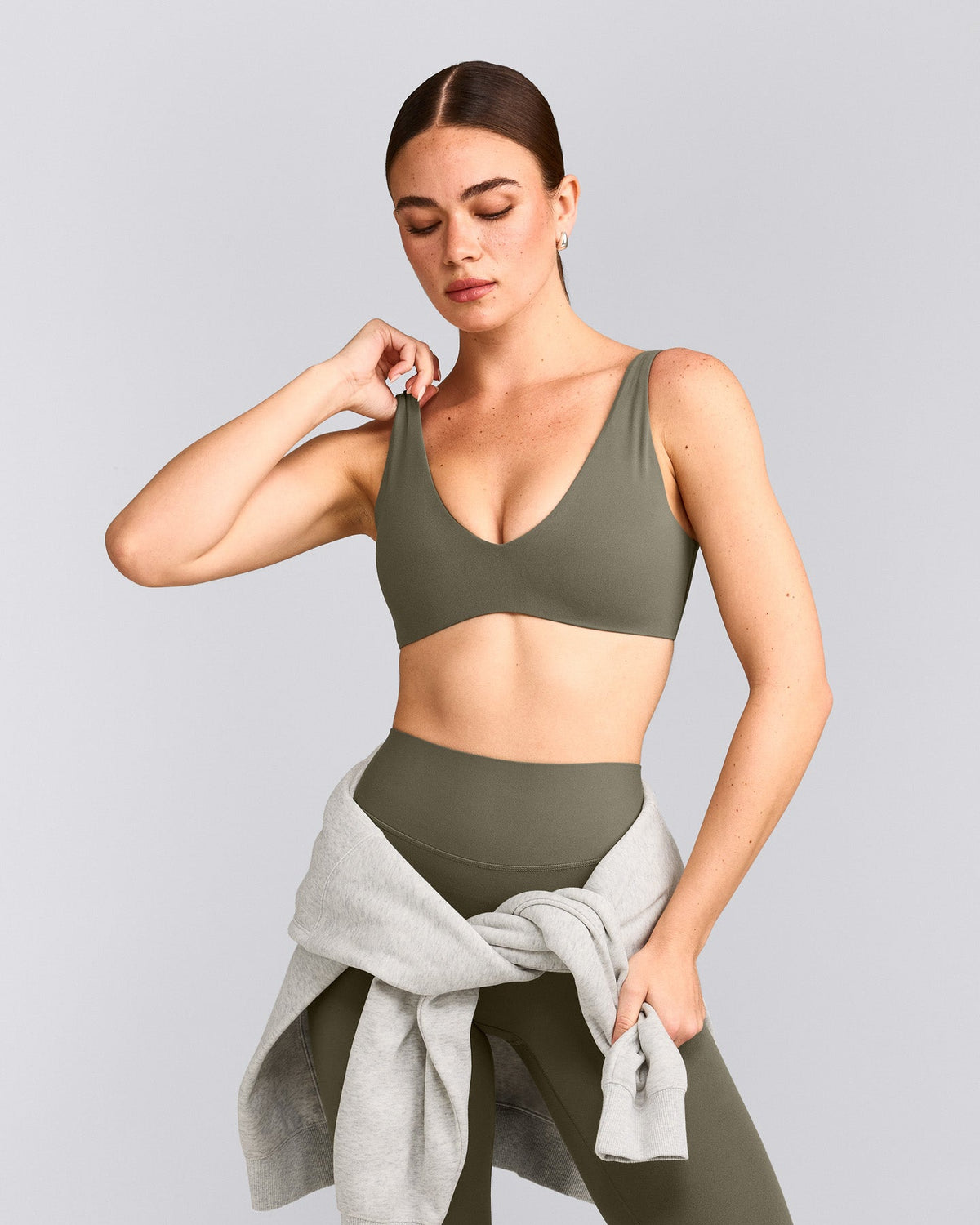 Oner Active SoftMotion™ Scoop Back Bralette | Alpine Green