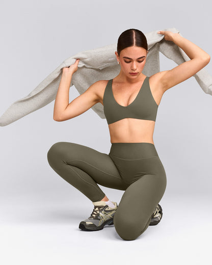 Oner Active SoftMotion™ Scoop Back Bralette | Alpine Green