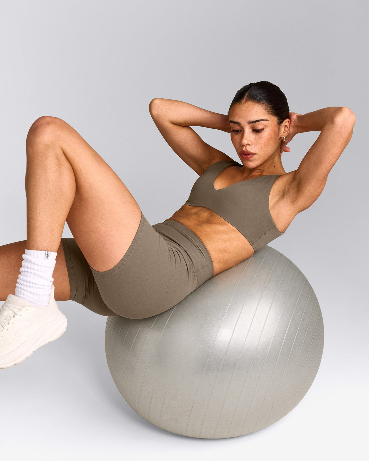 Oner Active SoftMotion™ Scoop Back Bralette | Moss Brown