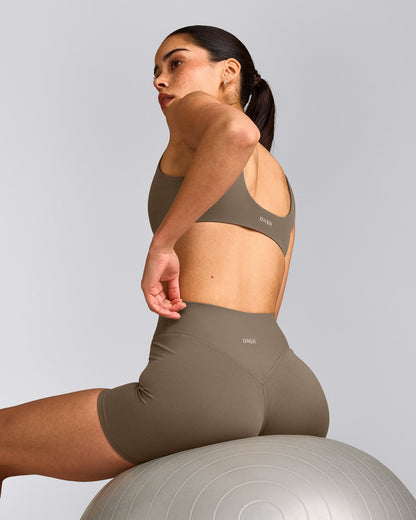 Oner Active SoftMotion™ Scoop Back Bralette | Moss Brown