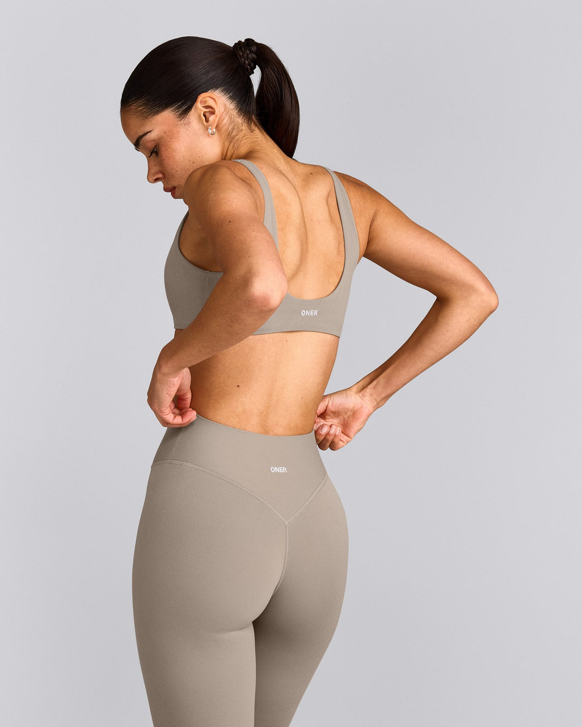 Oner Active SoftMotion™ Scoop Back Bralette | Warm Sand