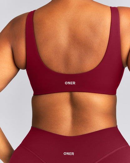 Oner Active SoftMotion™ Scoop Back Bralette | Ruby Red