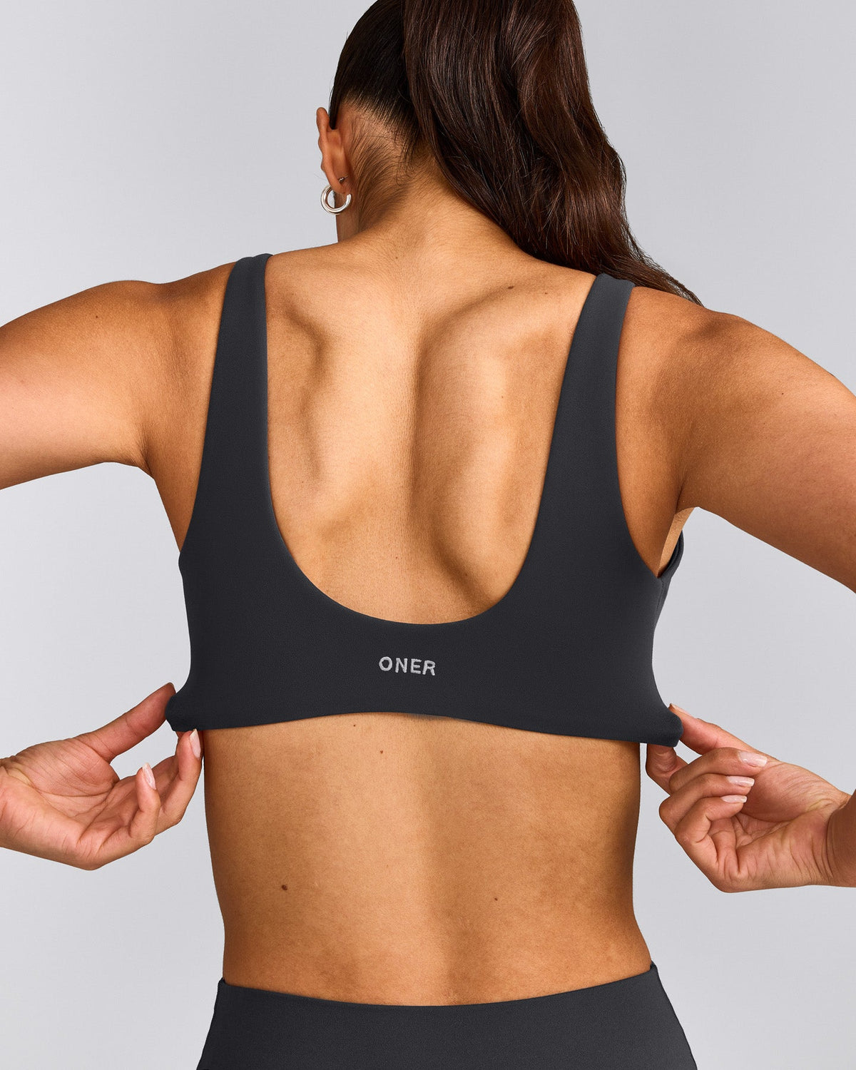 Oner Active SoftMotion™ Scoop Back Bralette | Coal