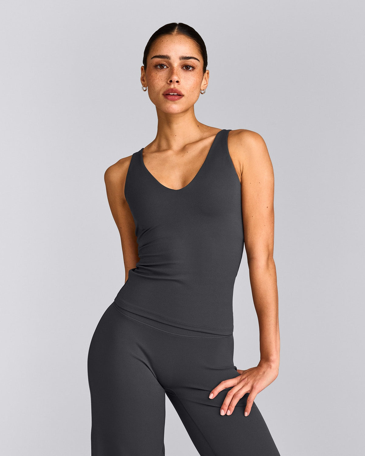 Oner Active SoftMotion™ Scoop Neck Tank Top | Coal