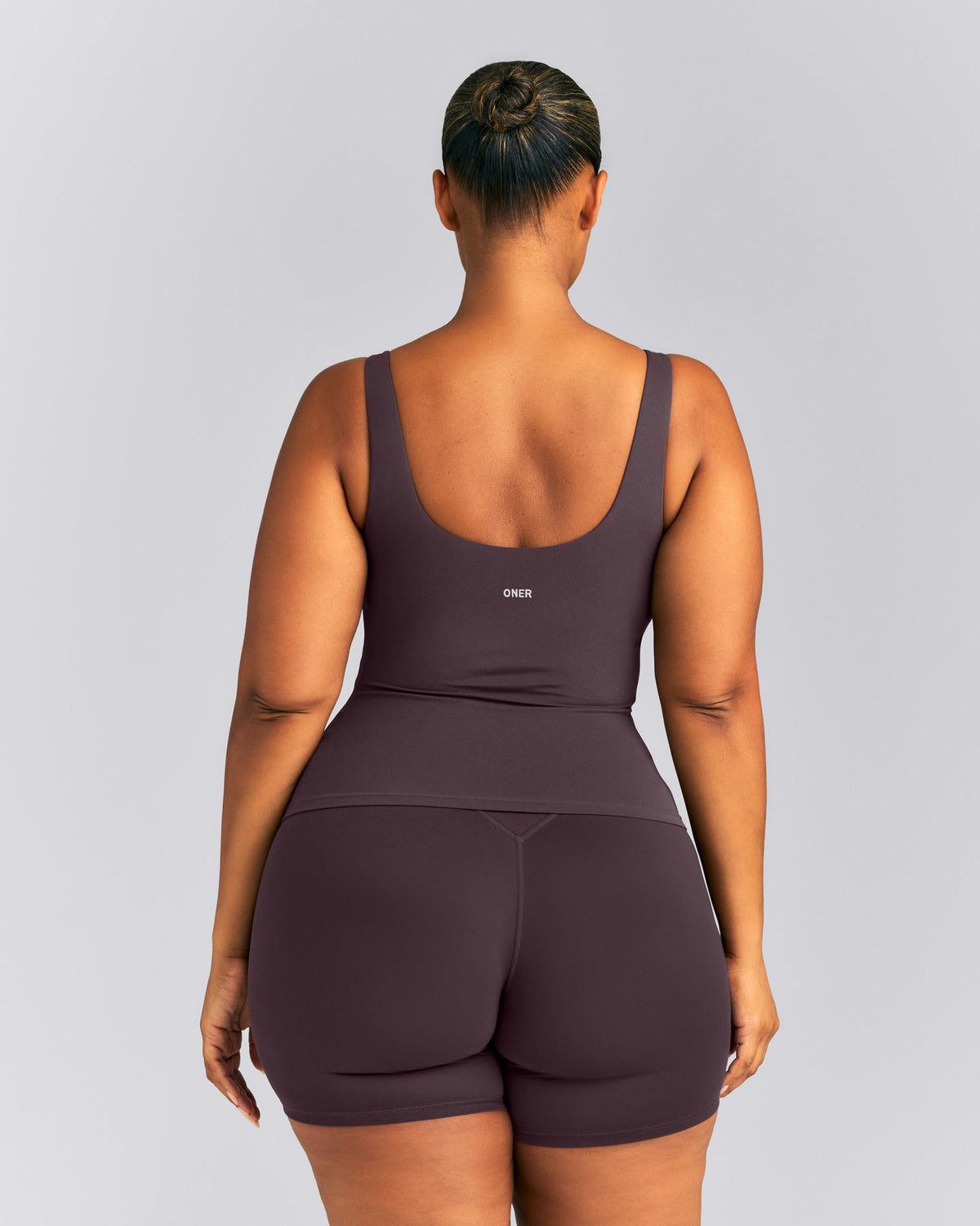 Oner Active SoftMotion™ Scoop Neck Tank Top | Dark Umber Brown