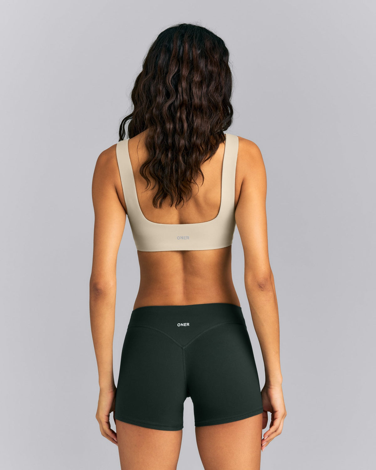 Oner Active SoftMotion™ Soft Square Neck Sports Bra | Oatmeal
