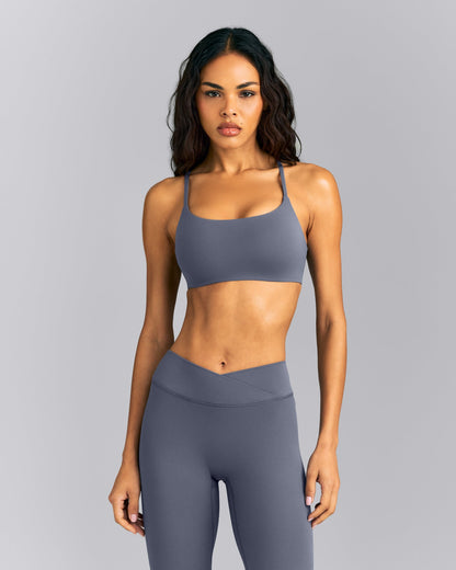 Oner Active SoftMotion™ Strappy Sports Bra | Granite Blue