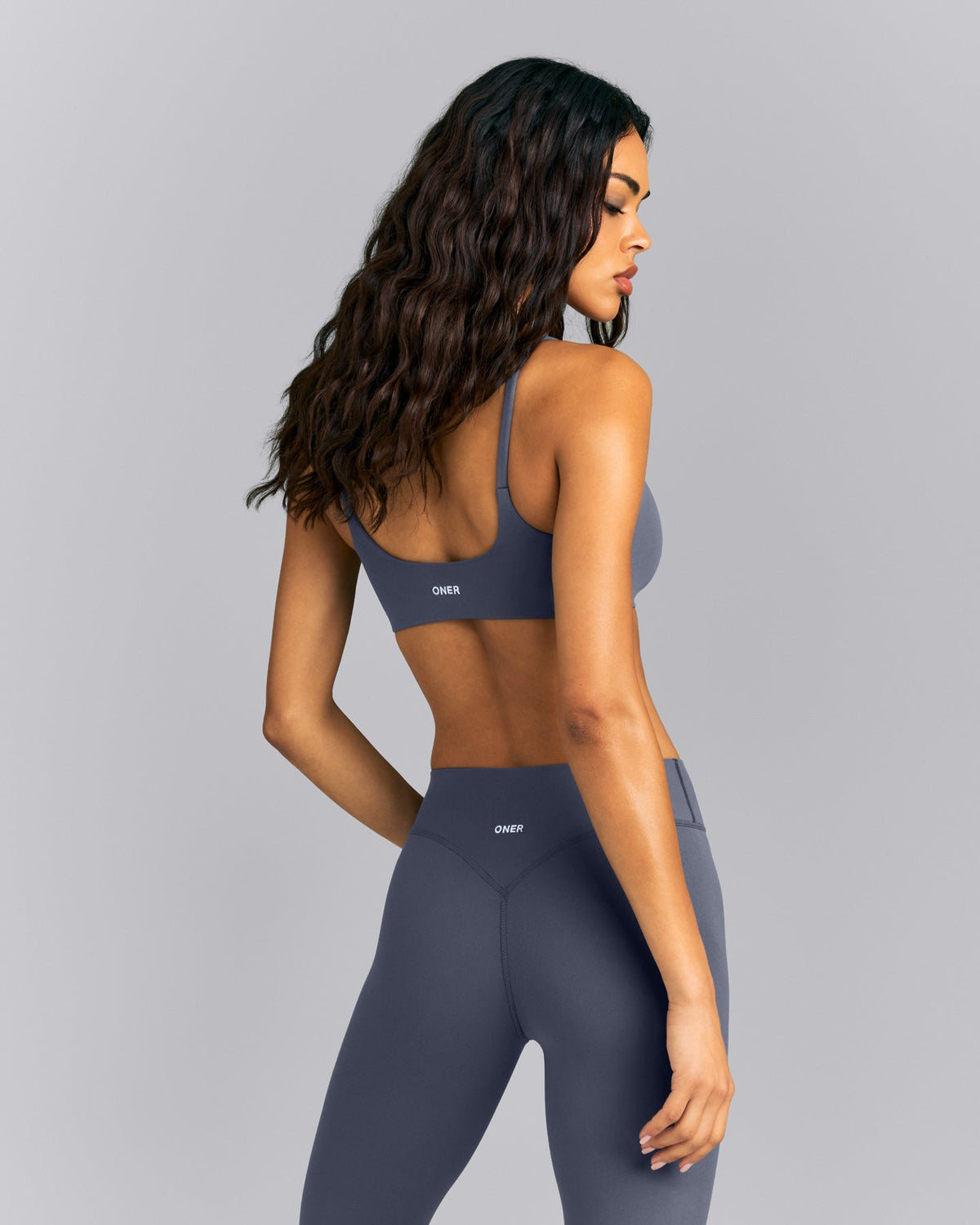 Oner Active SoftMotion™ Strappy Sports Bra | Granite Blue