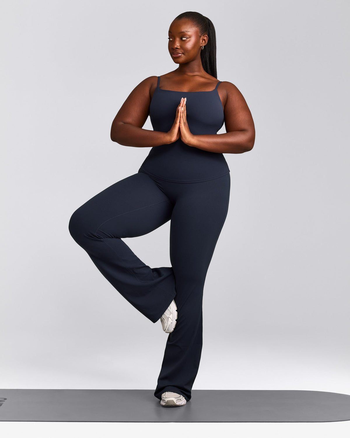 Oner Active SoftMotion™ Strappy Tank Top with Built in Bra Shelf | True Blue