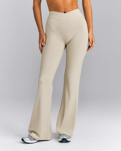 Oner Active SoftMotion™ Wrap Flared Pants | Oatmeal