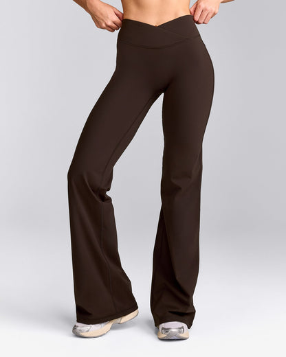Oner Active UnifiedMove™ Wrap Flared Pants | 70% Cocoa