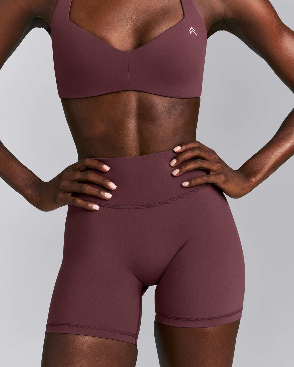 Oner Active UnifiedMove™ High Waist Shorts 6" | Velvet Mocha