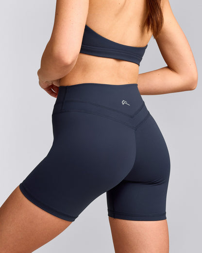 Oner Active UnifiedMove™ High Waisted Shorts 6" | True Blue
