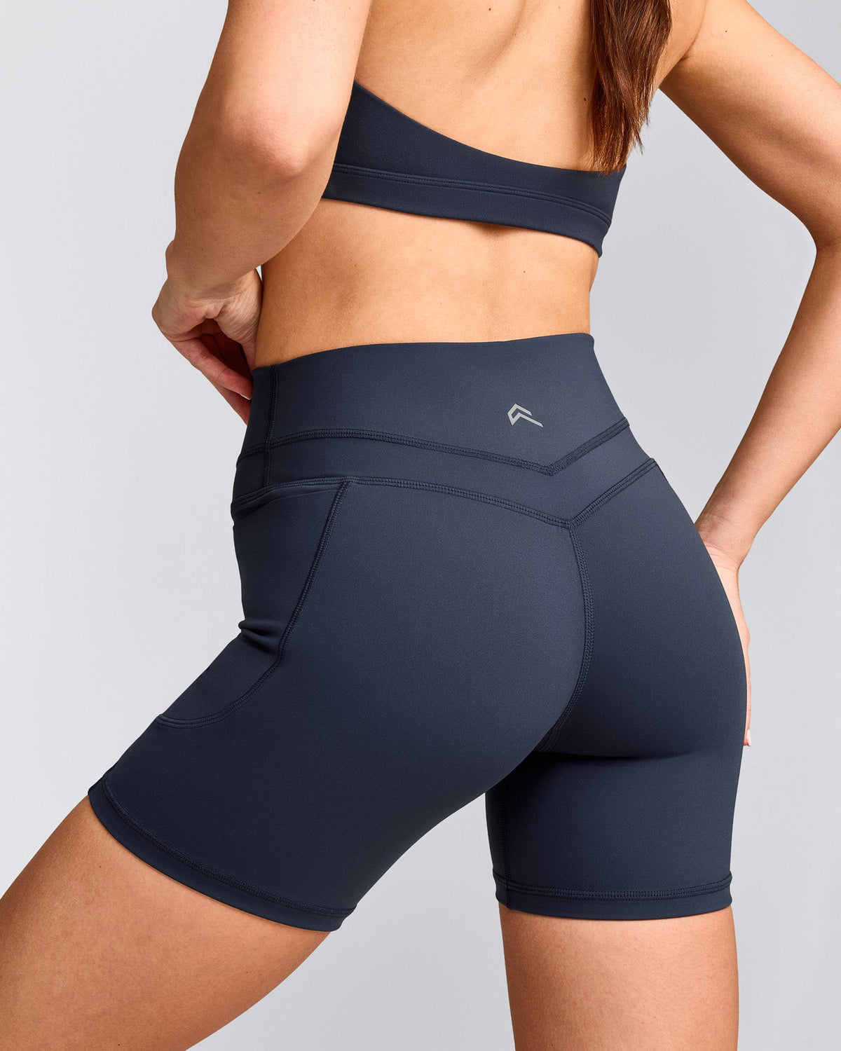Oner Active UnifiedMove™ High Waisted Pocket Shorts 6" | True Blue