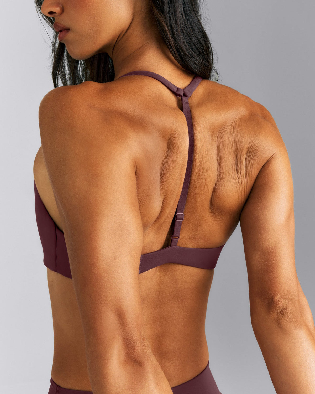 Oner Active UnifiedMove™ T Back Minimal Bralette | Velvet Mocha