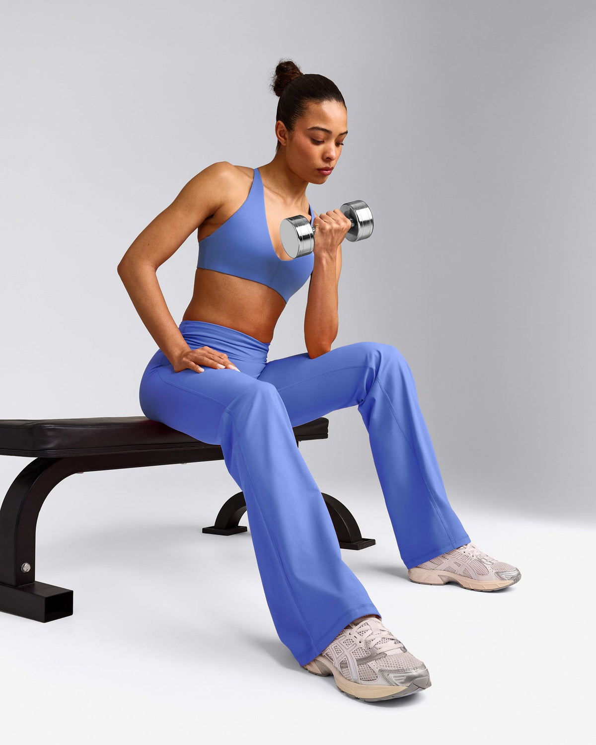 Oner Active UnifiedMove™ Wrap Flared Pants | Glaucous Blue