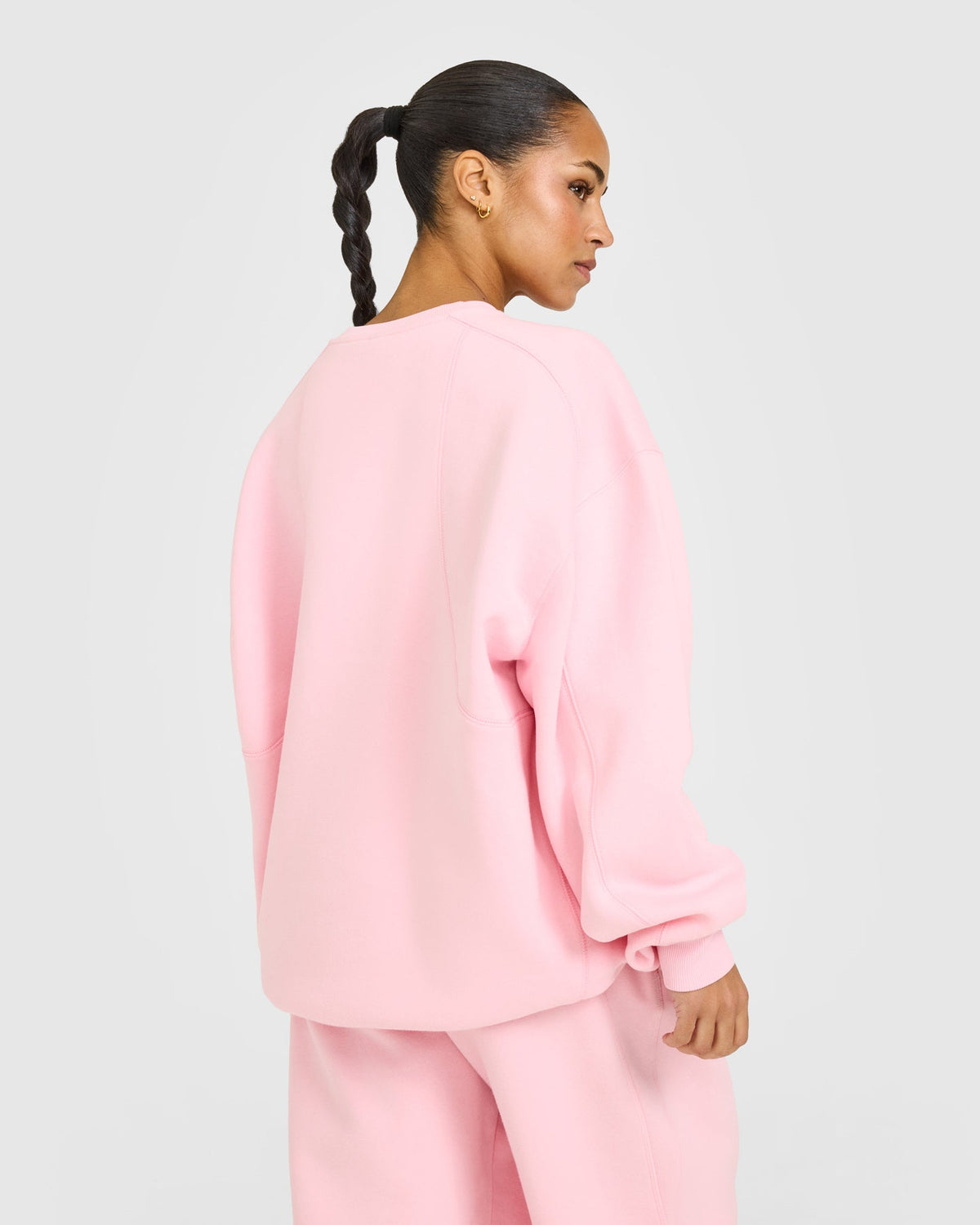 Oner Active Foundations Oversized Crew Neck Sweatshirt | Petal Pink