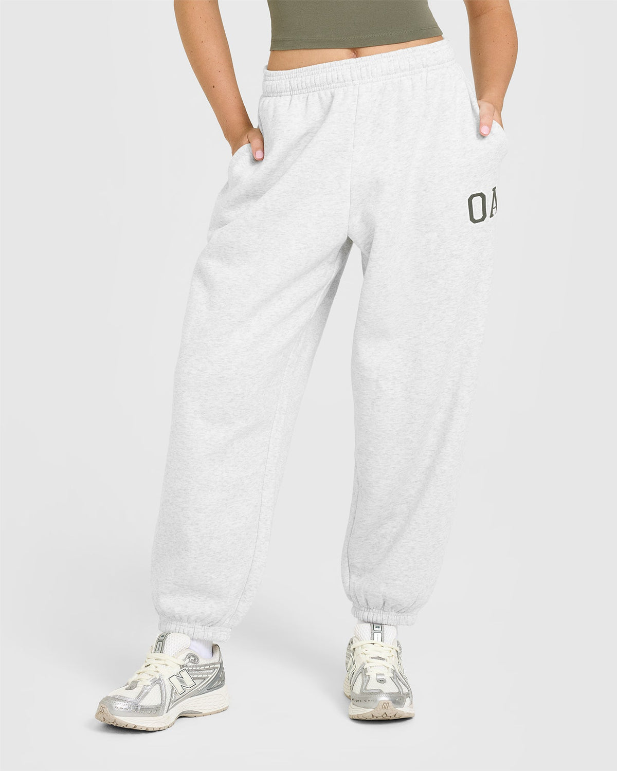 Oner Active Foundations Oversized Oner Sweatpants | Light Gray Marl