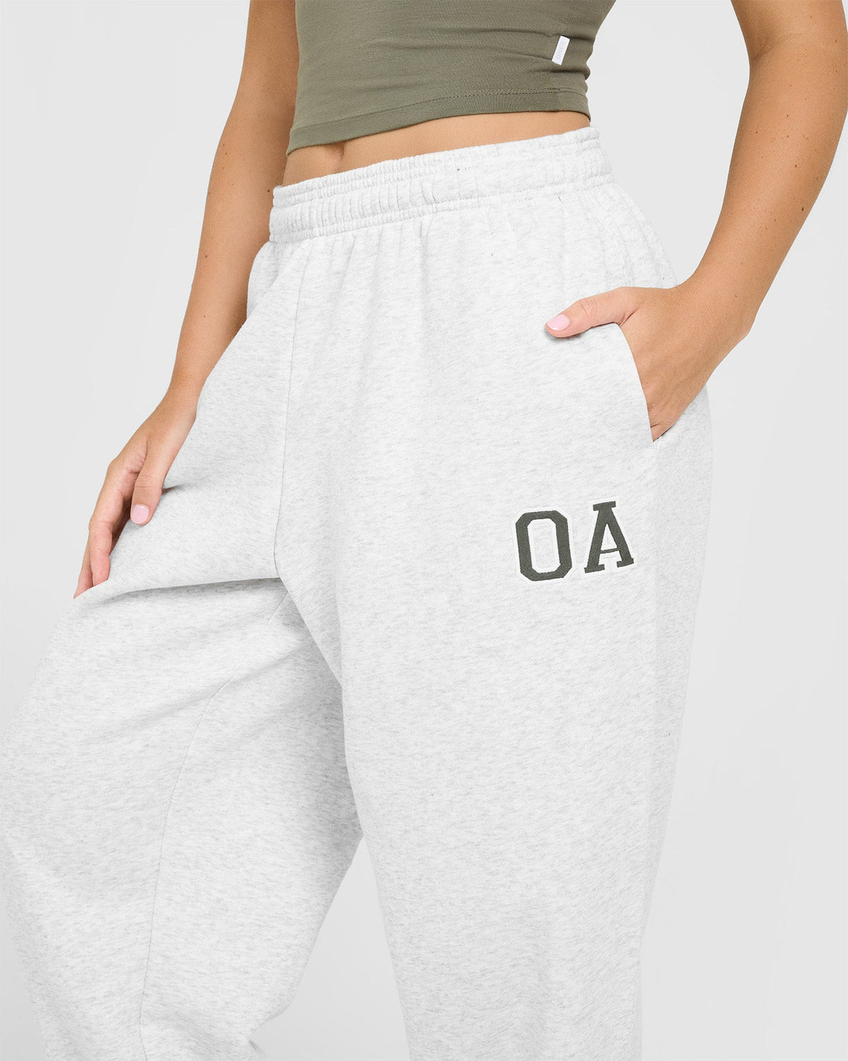 Oner Active Foundations Oversized Oner Sweatpants | Light Gray Marl