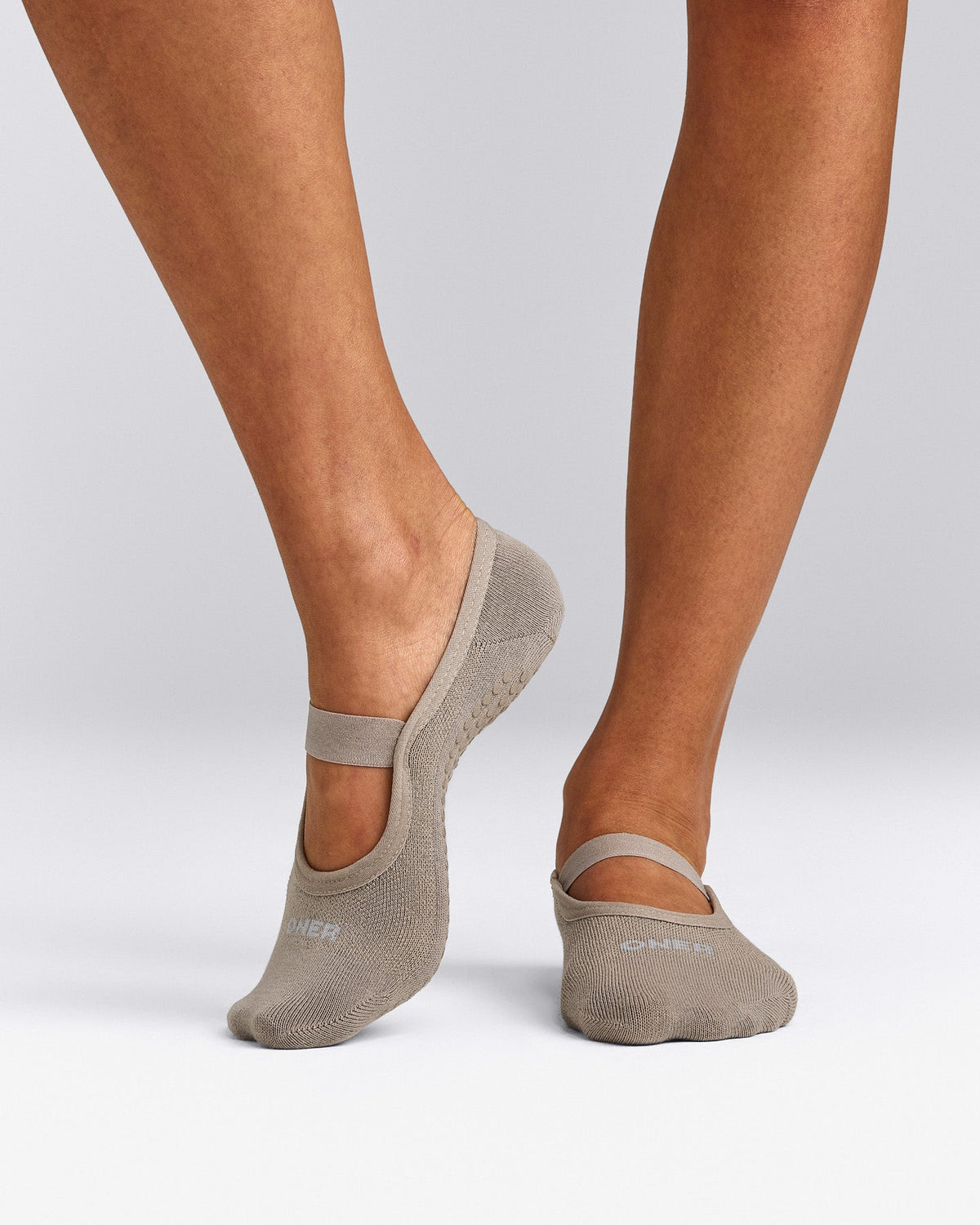 Oner Active Pilates Grip Socks 1 Pack | Warm Sand