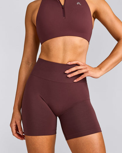 Oner Active EffortlessLift™ Seamless Shorts | Velvet Mocha