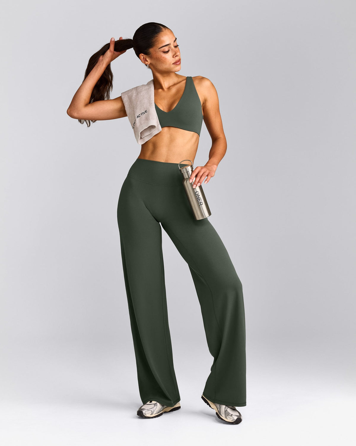Oner Active SoftMotion™ Straight Leg Pants | Dark Khaki