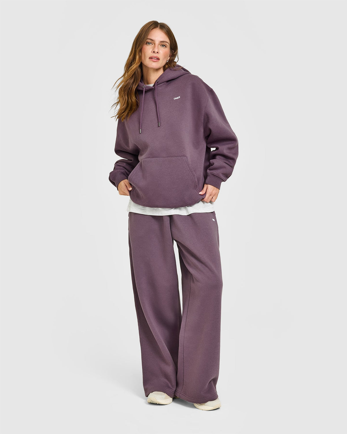 Oner Active Foundations Oversized Hoodie | Vintage Purple