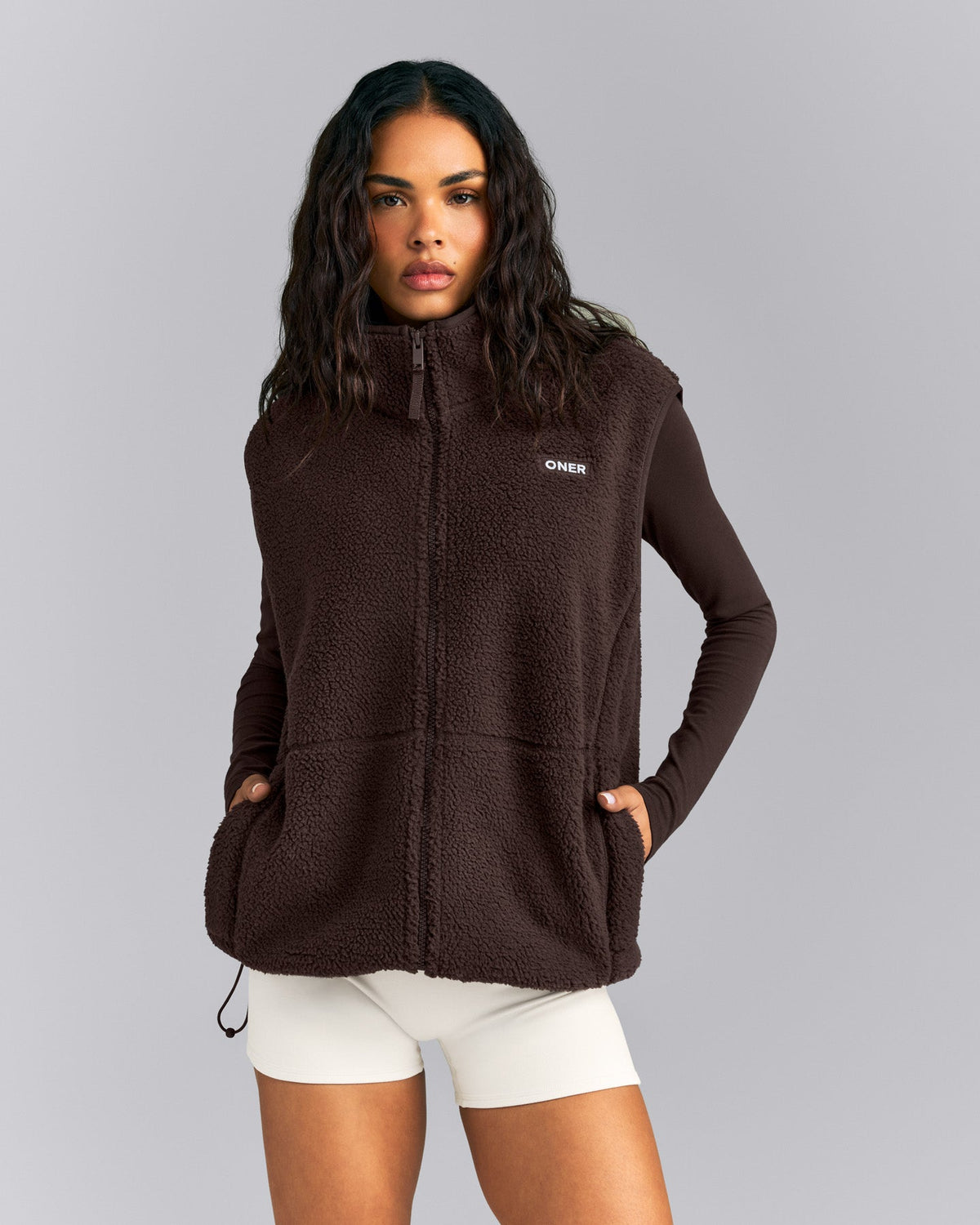 Oner Active Sherpa Vest | 70% Cocoa
