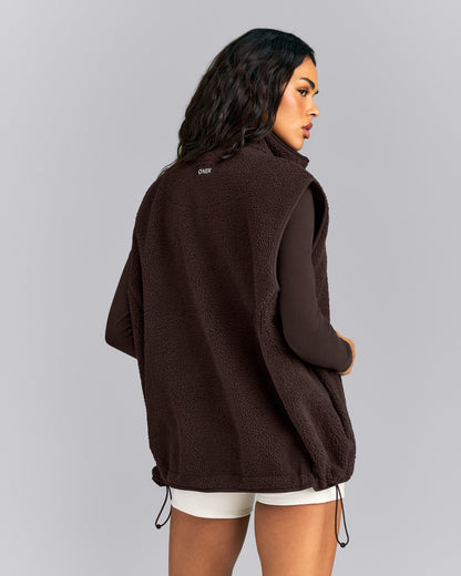 Oner Active Sherpa Vest | 70% Cocoa