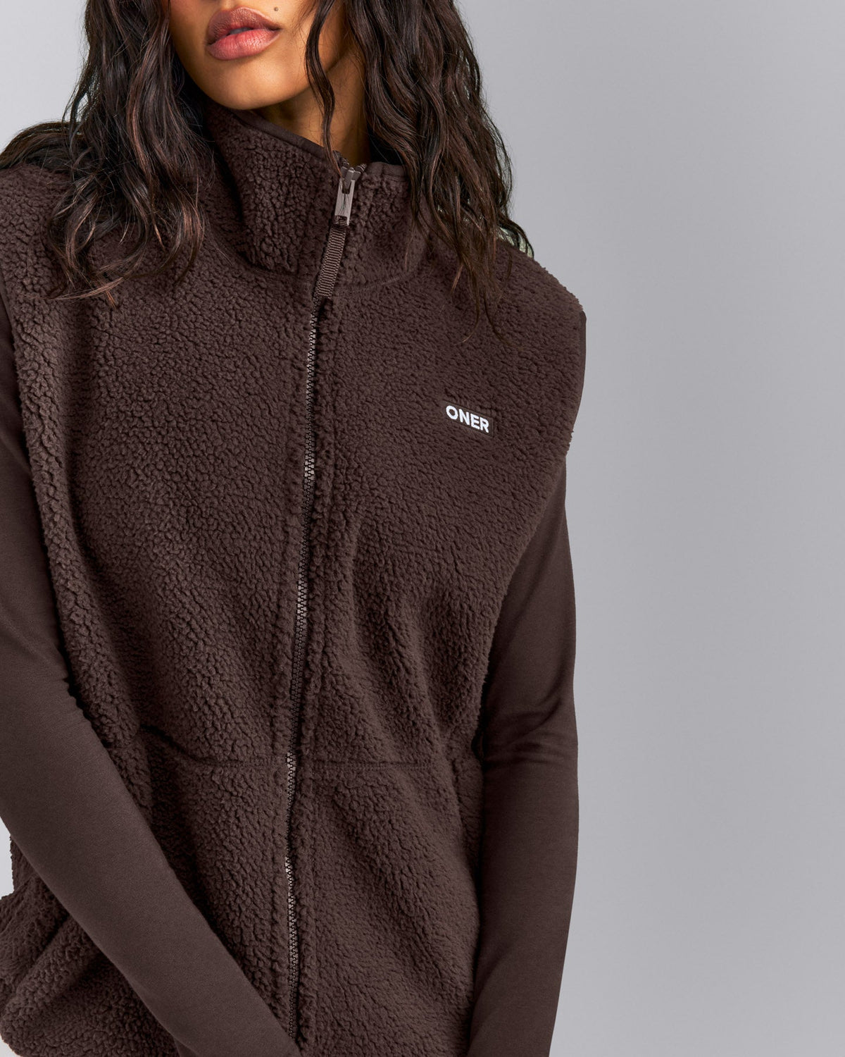 Oner Active Sherpa Vest | 70% Cocoa