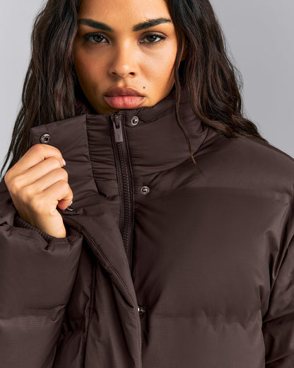Oner Active Oversized Puffer Jacket | 70% Cocoa