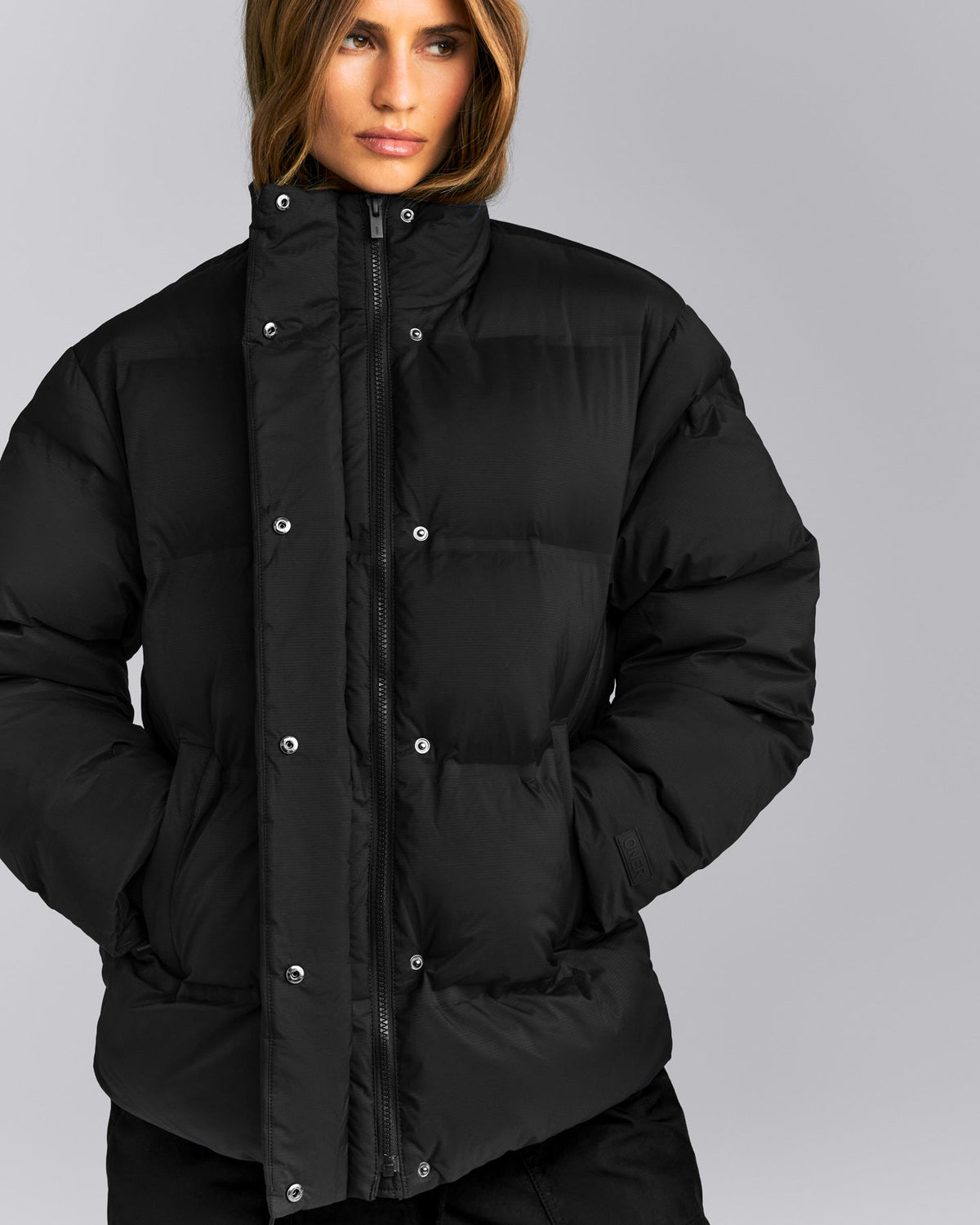 Oner Active Oversized Puffer Jacket | Black