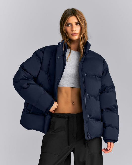 Oner Active Oversized Puffer Jacket | Deep Navy
