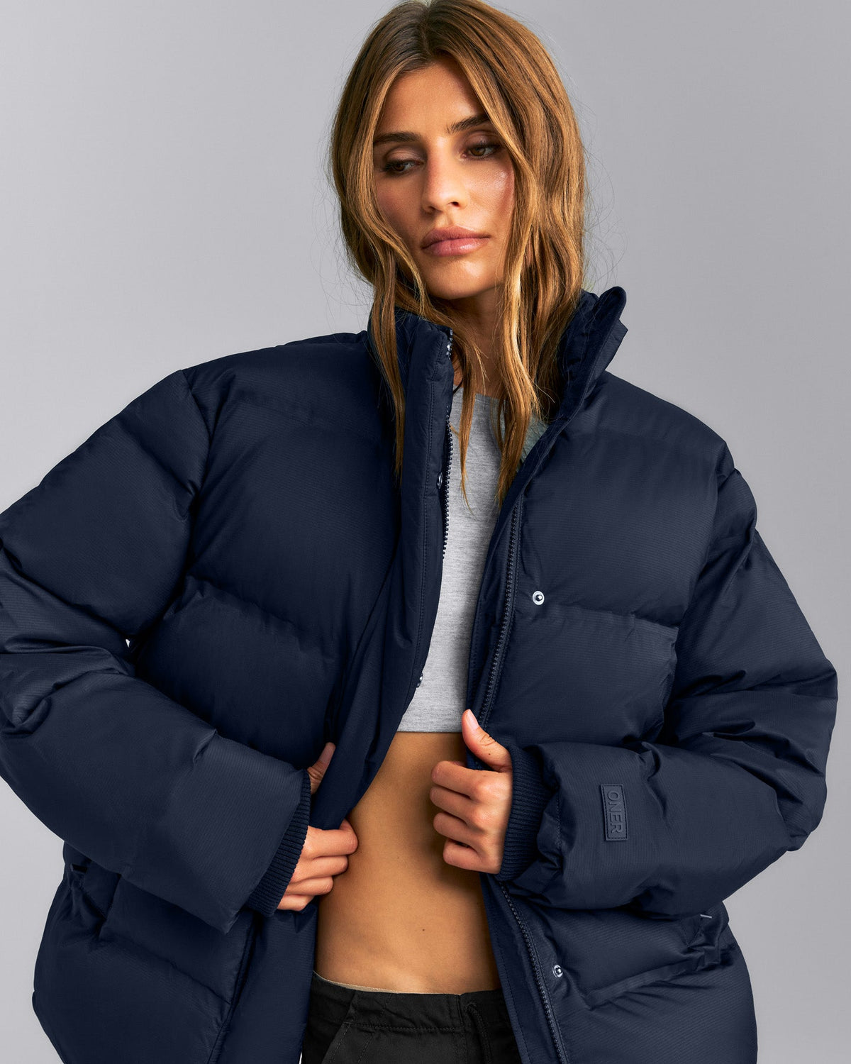 Oner Active Oversized Puffer Jacket | Deep Navy