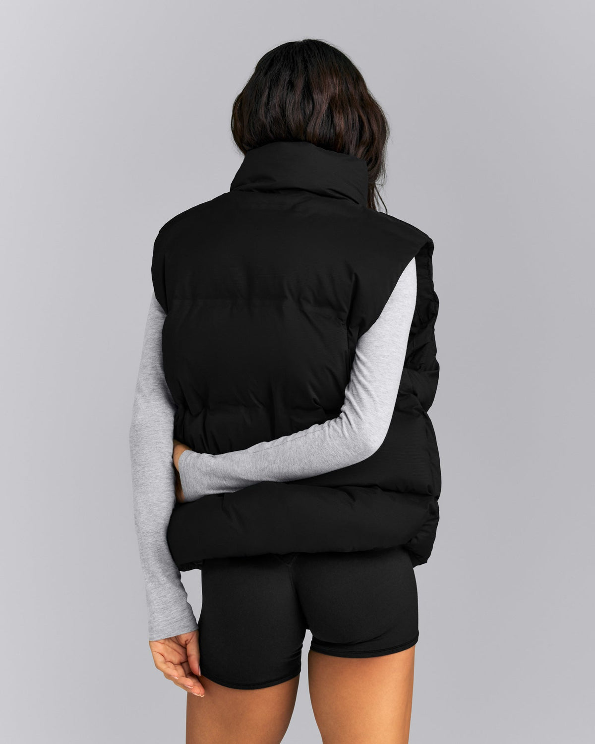 Oner Active Oversized Puffer Vest | Black