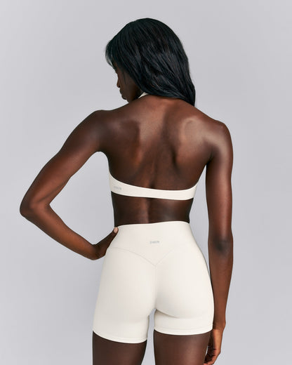 Oner Active SoftMotion™ Minimal Halter Neck Bralette | Marshmallow White
