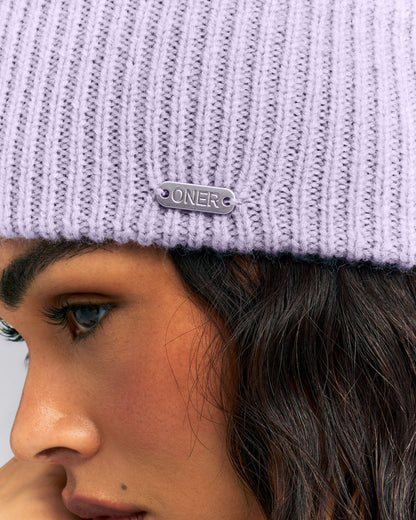 Oner Active Wool Rib Knit Headband | Lavender Purple