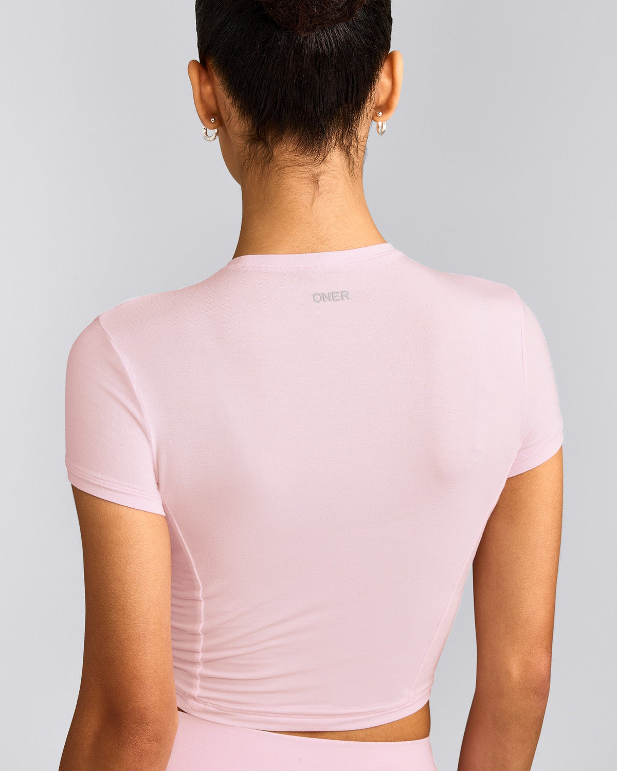 Oner Active Mellow™ Motion Crew Neck Mid Top | Soft Girl Pink