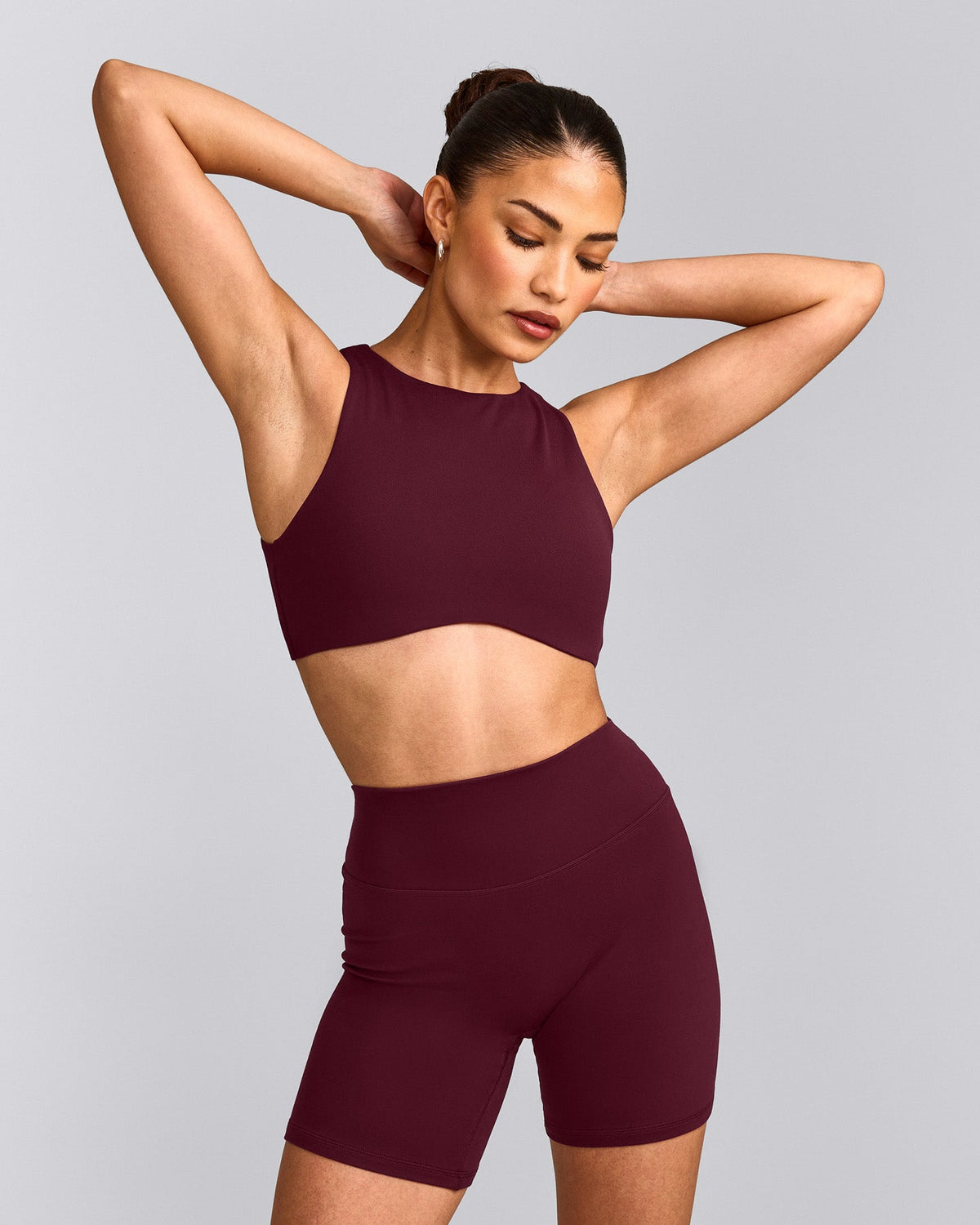 Oner Active SoftMotion™ High Neck Sports Bra | Cherry Lacquer Purple