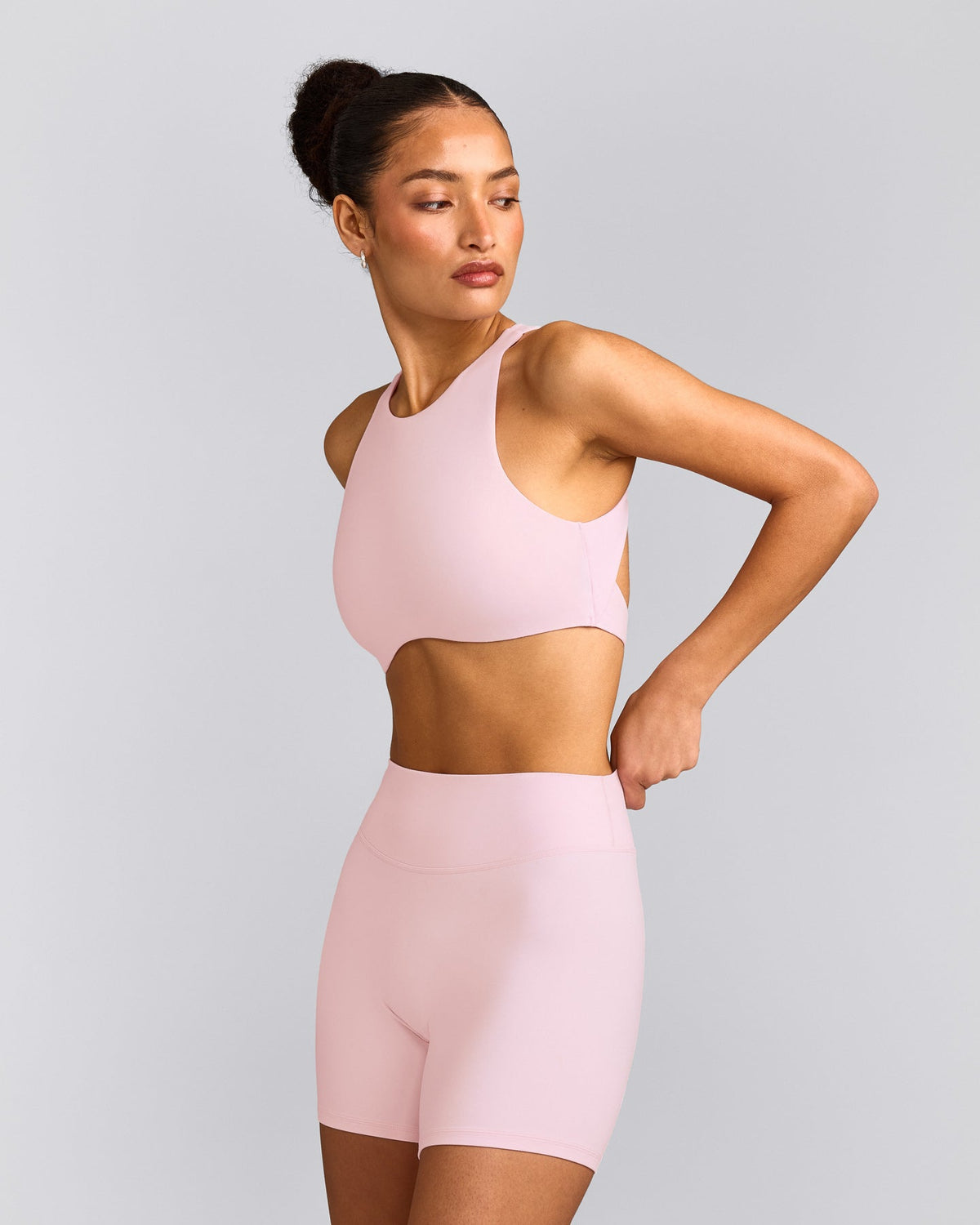 Oner Active SoftMotion™ High Neck Sports Bra | Soft Girl Pink