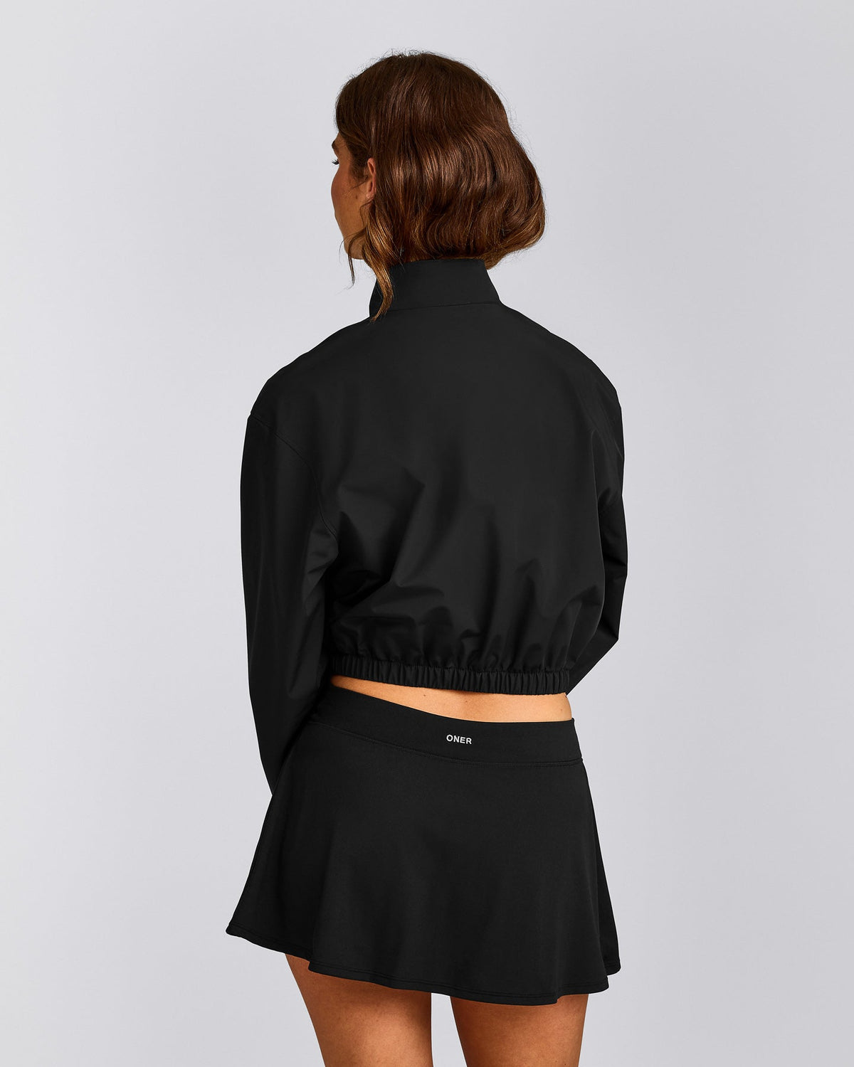 Oner Active Cropped Bomber Jacket | Black