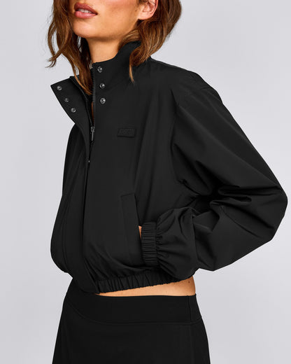Oner Active Cropped Bomber Jacket | Black