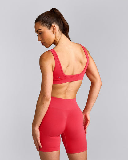 Oner Active EffortlessLift™ Square Neck Sports Bra | Charged Pink