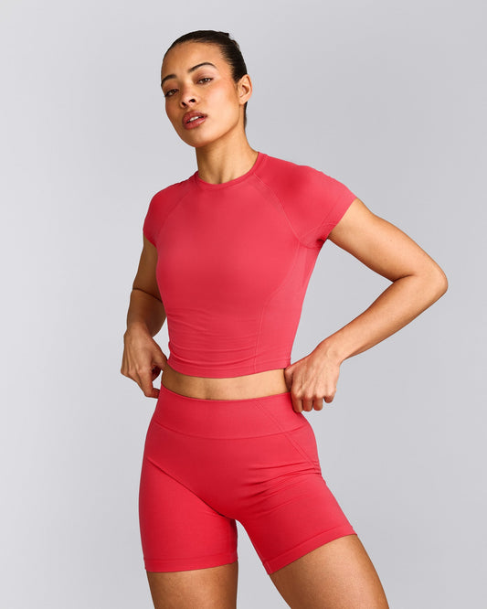 Oner Active Oner Seamless Fitted Top | Light Charged Pink
